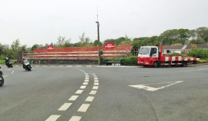 TT Races Specatator Seating Scaffolding by RED Scaffolding Isle of Man