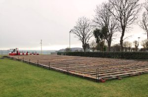 Event Platform Scaffolding by RED Scaffolding Isle of Man