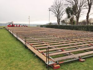 Platform Stage Scaffolding by RED Scaffolding Isle of Man