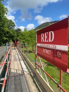 Viewing Platform Scaffolding by RED Scaffolding Isle of Man