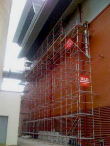 Industrial Scaffolding for maintenance by RED Scaffolding Isle of Man