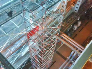 Access tower Industrial Scaffolding by RED Scaffolding Isle of Man