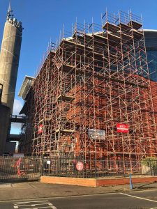 Power Station Scaffolding by RED Scaffolding Isle of Man