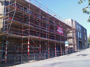 Commercial Scaffolding for access works by RED Scaffolding Isle of Man