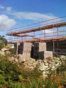 New Build Scaffolding Project Management by RED Scaffolding Isle of Man