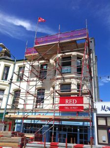 Commercial Roof Access Scaffolding by RED Scaffolding Isle of Man