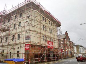 Commercial Property Scaffolding by RED Scaffolding Isle of Man