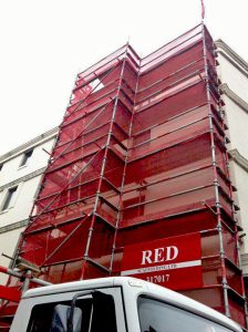 Commercial Scaffolding for maintenance by RED Scaffolding Isle of Man