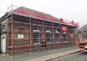 Historic Buildings Scaffolding by RED Scaffolding Isle of Man