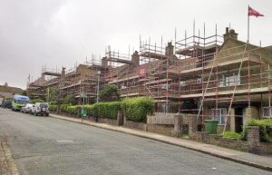 Residential Development Scaffolding by RED Scaffolding Isle of Man