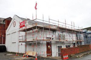 Commercial Premises Scaffolding by RED Scaffolding Isle of Man