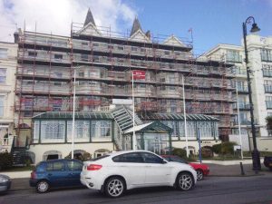 Hotel & Apartments Scaffolding by RED Scaffolding Isle of Man