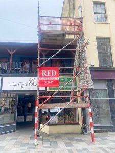 Scaffolding for Commercial business by RED Scaffolding Isle of Man