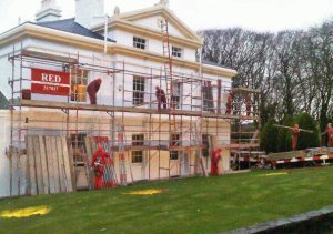 Scaffolding for Historic Buildings by RED Scaffolding Isle of Man