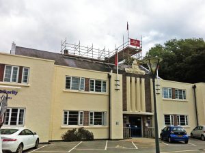 Civic building Scaffolding by RED Scaffolding Isle of Man