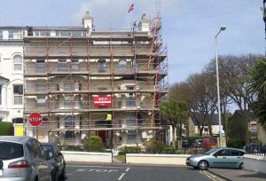 Domestic refurbishment Scaffolding by RED Scaffolding Isle of Man