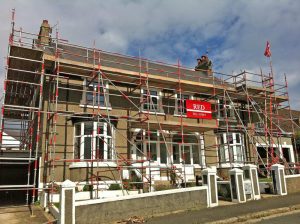 Home refurbishment Scaffolding by RED Scaffolding Isle of Man