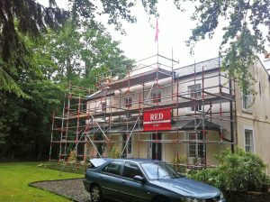 Restorations Access Scaffolding by RED Scaffolding Isle of Man