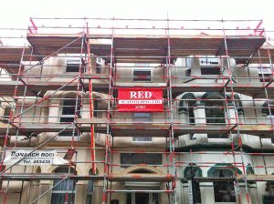 Roofing Access Scaffolding by RED Scaffolding Isle of Man