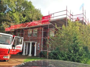 Domestic works Scaffolding by RED Scaffolding Isle of Man