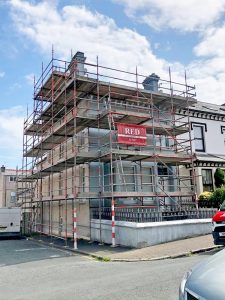 House Scaffolding by RED Scaffolding Isle of Man